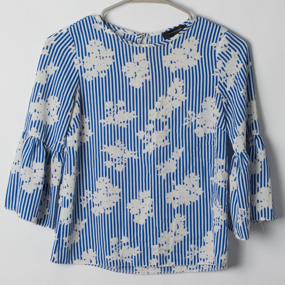 Atmosphere Striped Blouse Size 0
